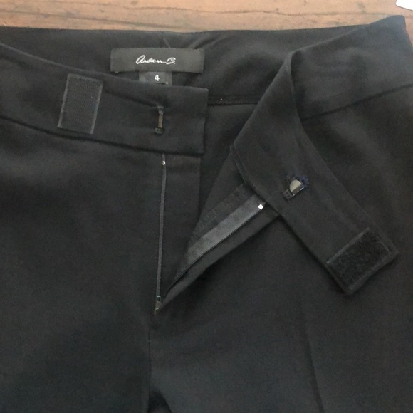 ARDEN B. Black Rayon Blend Straight Leg Slacks Women's Size 4 Professional - Picture 4 of 6